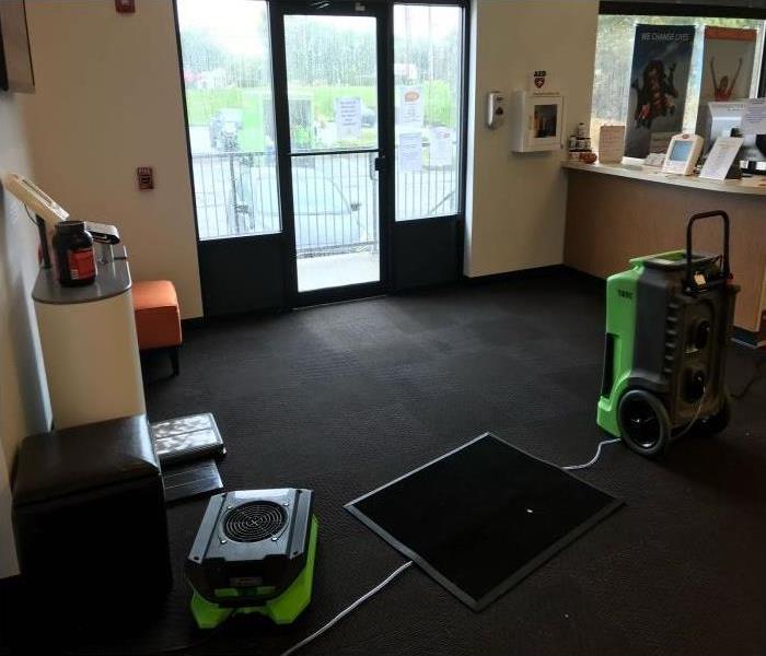 Water remediation in a fitness club